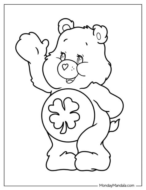 30 Care Bears Coloring Pages (Free PDF Printables)