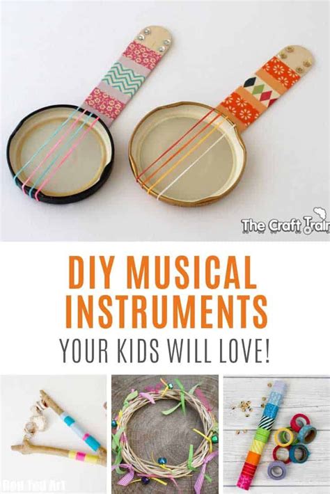 You Kids Will Have Fun Making and Then Playing These DIY Musical Instruments | Homemade musical ...