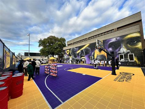 Kobe Bryant Memorial Court Unveiled in Roxbury - Sport Court