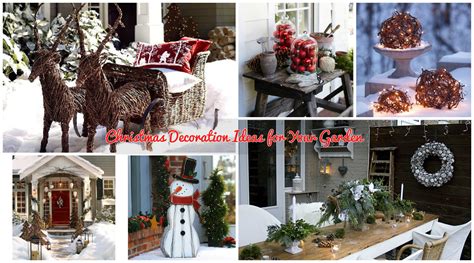 Christmas Decoration Ideas For Your Garden