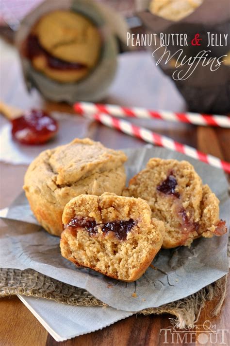 Peanut Butter and Jelly Muffins - Mom On Timeout