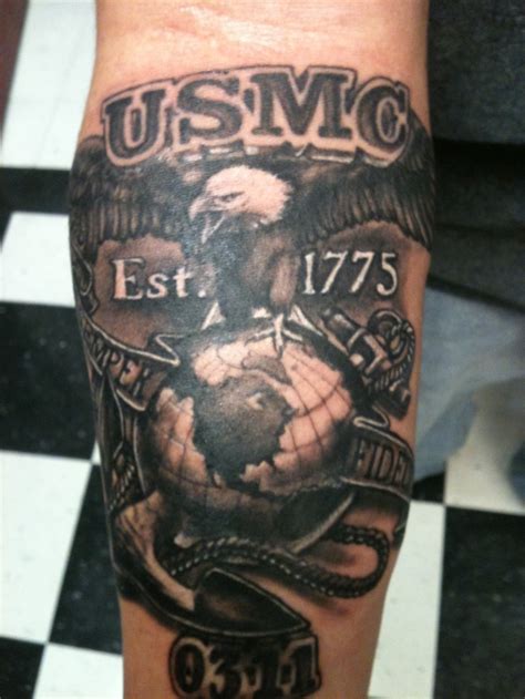 USMC Tattoos Designs, Ideas and Meaning - Tattoos For You