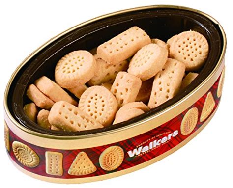 Walkers Shortbread Oval Gold Shortbread Tin, Scottish Cookies, Biscuits, Gift Box, 175 g - ScotsUSA