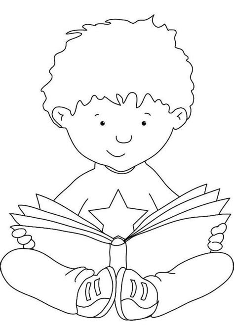 Coloring Page reading - free printable coloring pages - Img 7308