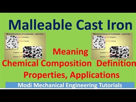 malleable cast iron | properties of malleable cast iron | composition ...