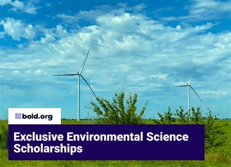 Top 60 Environmental Science Scholarships to apply for in 2024 | Bold.org