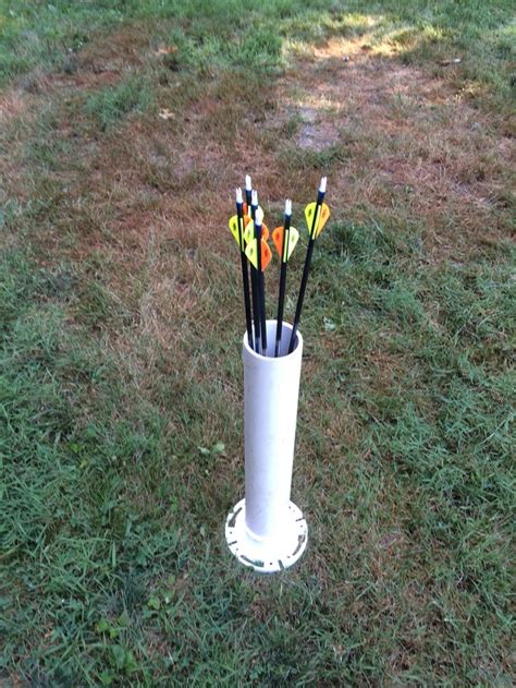 PVC arrow Holder | Archery, Diy archery target, Archery target