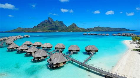 HD wallpaper: Maldives, landscape, Bora Bora, water, sea, scenics - nature | Wallpaper Flare