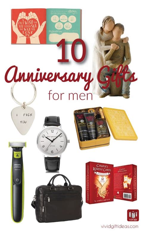 Top 10 Anniversary Gift Ideas for Men - Vivid's