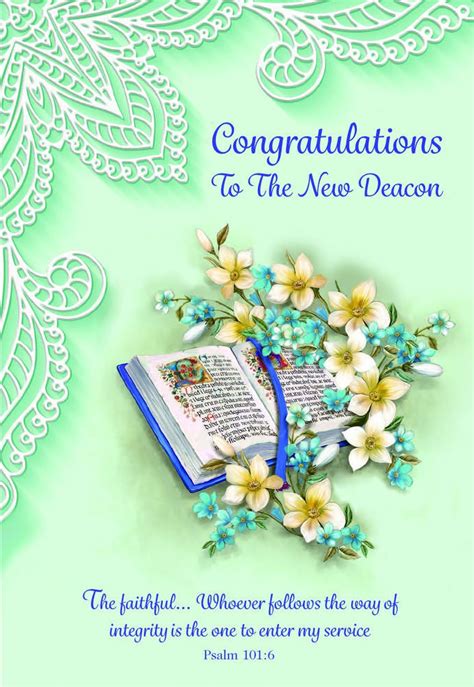 Deacon Ordination Cards - Printable Cards