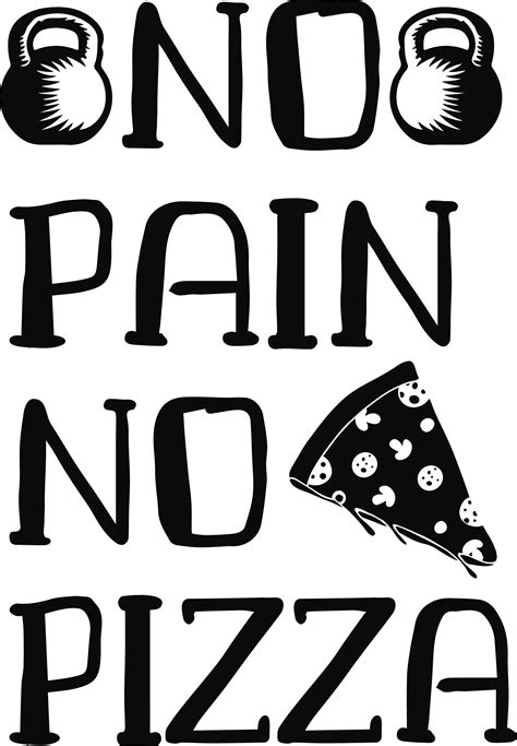 No Pain No Pizza - DTF PrintCo