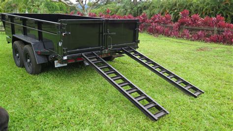 2018 Heavy Duty Dump Trailer w/ Ramps 14' L, 6' Wide (Works Great - See ...