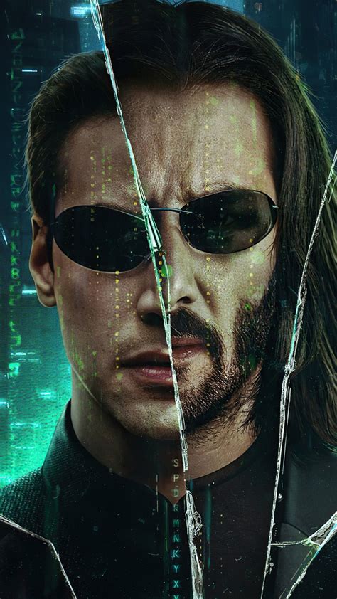 1080x1920 Resolution Neo Keanu Reeves 4k Cool Matrix Resurrections ...