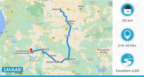 Shirdi to Trimbakeshwar by Road - Distance, Time, Routes & More!