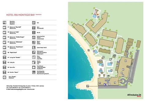 Hotel Riu Caribre Map