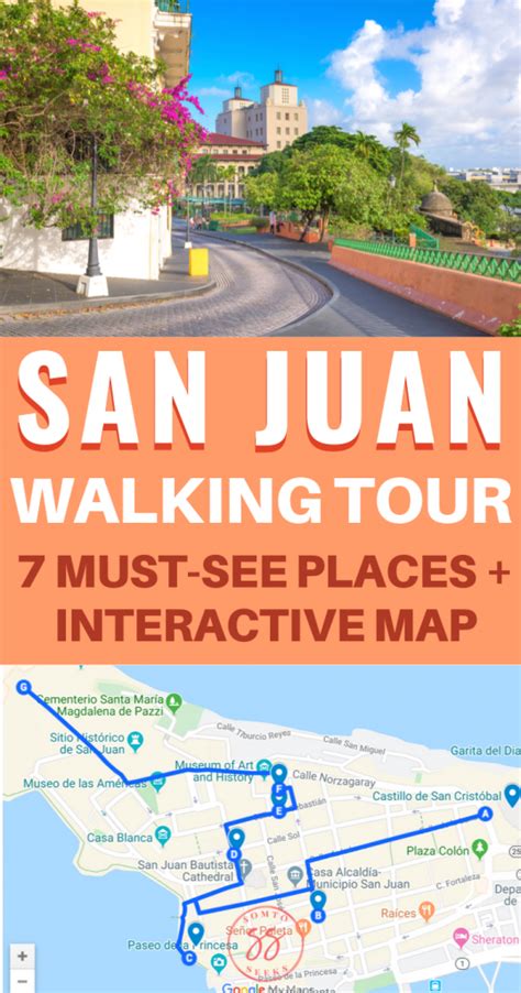 A Self-Guided Walking Tour of Old San Juan with Map