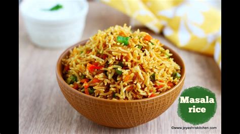 Masala rice recipe - YouTube