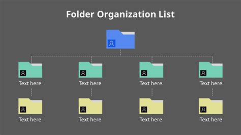 Animated Templates - Icon Hierarchy Chart|Diagram