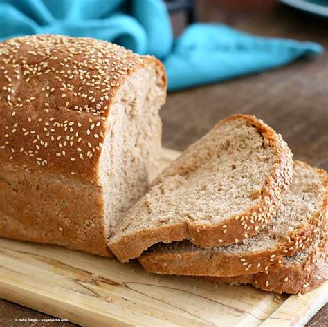 100% Whole Wheat Bread Recipe - Vegan Richa