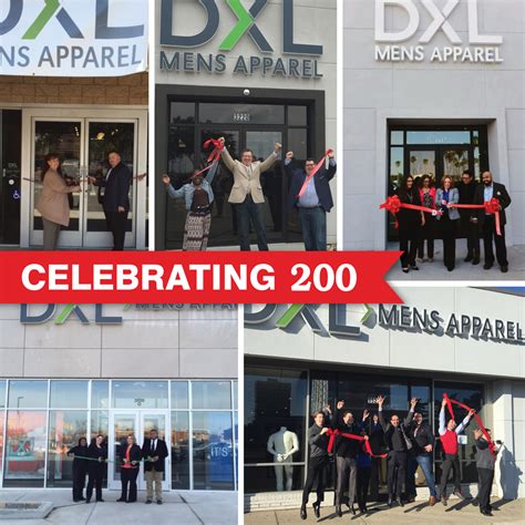 DXL® Men’s Clothing Superstore Opens Its 200th Store