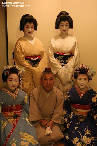 Geiko, Maiko and Taikomochi (male geisha), from Peter MacIntosh on ...