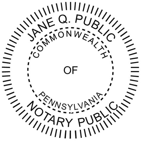 Pennsylvania Notary Seal Embosser » Notary.net