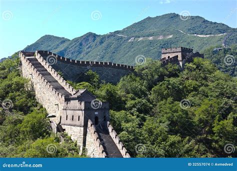 The Great Wall of China stock photo. Image of asia, ming - 32557074