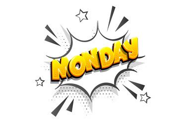 Monday Word Art Vector Images (over 510)