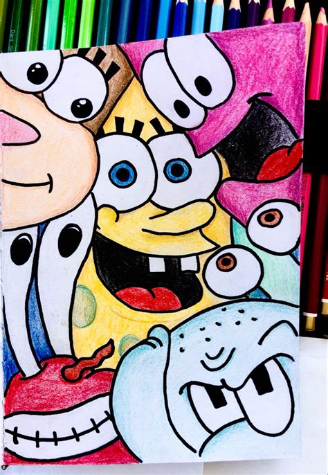 Spongebob & Friends | Disegni a mano, Disegni dei personaggi disney ...