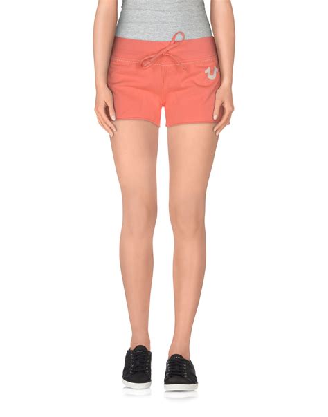 Lyst - True Religion Shorts in Pink