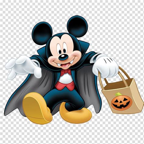 Mickey And Minnie Halloween Clipart Black