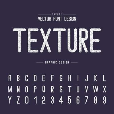 Textured Font Vector Art, Icons, and Graphics for Free Download