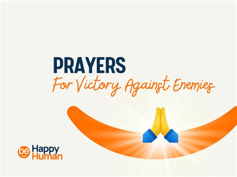 57+ prayer for victory over enemies - BeHappyHuman