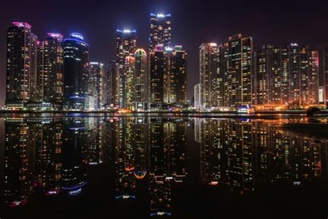 Incredible Skyscraper Reflections from Busan's City Skyline