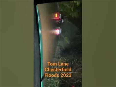 Tom Lane Chesterfield Floods 2023 - YouTube