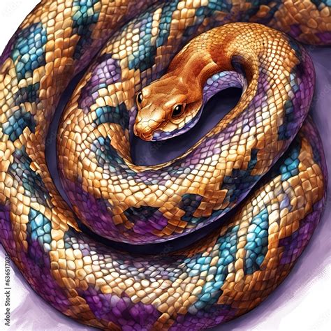 Rainbow Boa Constrictor From Brazil With Colorful Copper Bronze Gold Purple Scales ~ Created ...