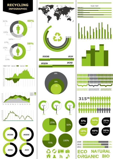 Infographics and Chart Design 3 Free Infographic Elements, Circle ...