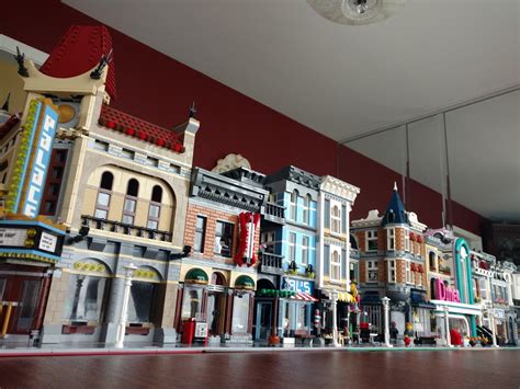 Some of my modular buildings collection : lego