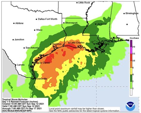 Tropical Storm Nicholas Path, Update as Texas and Louisiana Brace for Potential Hurricane