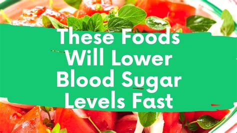 List of 9 Foods That Lower Blood Sugar Quickly - YouTube