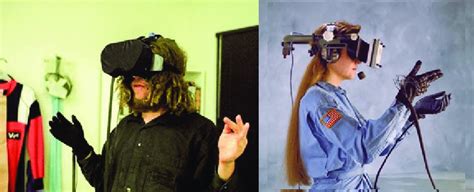 (i) Jaron Lanier in VR goggles, 1989. (ii) NASA Ames VR PR, 1990. | Download Scientific Diagram