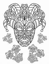 Fun And Festive Mardi Gras Coloring Pages sketch template