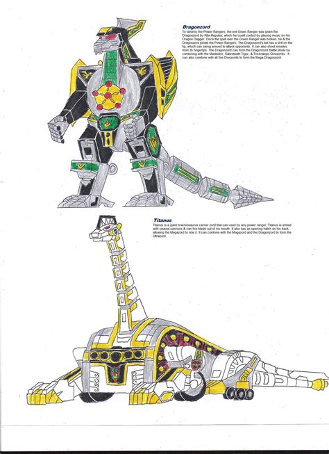 MMPR- Zords 2 by zackon7 on DeviantArt