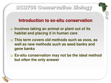 PPT - Ex Situ Conservation PowerPoint Presentation, free download - ID:1377282