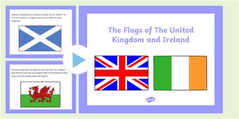 UK Flags PowerPoint – Flags of the British Isles for Kids