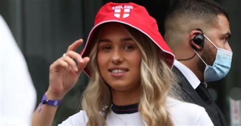 England WAGs and families full of smiles on arrival at Wembley for ...