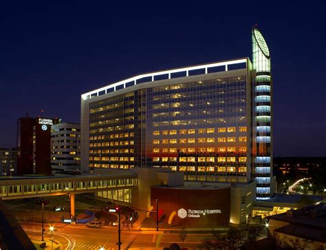 Architecture Photography | Florida Hospital Night Photo