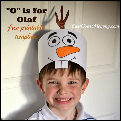 Free Printable Olaf Hats | AllFreeKidsCrafts.com