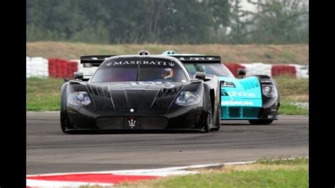 3x Maserati MC12 GT1 on track - Pure Sound!!! - YouTube