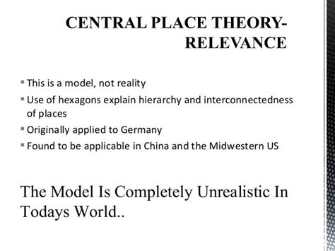 Central Place Theory